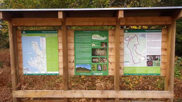 Restored nature trail, Viidume, October 2016 