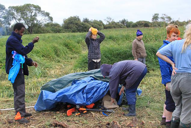 International voluntary work at Paluphja