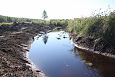 Small obstacle in Laeva river | Gallery Restoration work, august 2015 