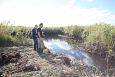 Small obstacle in Laeva river | Gallery Restoration work,August 2015 