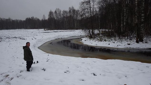 Laeva river, levi floodplain, after restoration 