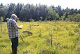 Expert Mari Reitalu,monitoring of the springfen, Viidumäe | Gallery Small fen influenced by draina