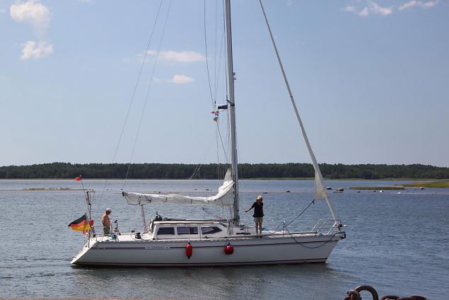 Port of Sviby, Vormsi, july 2014 