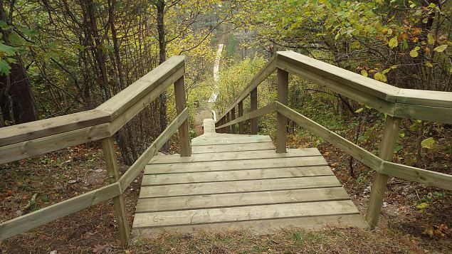 Restored nature trail, Viidume, October 2016 