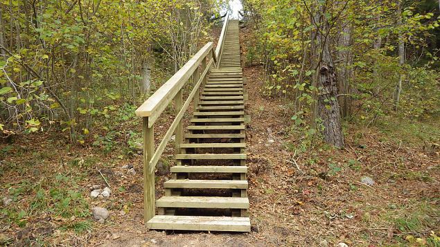 Restored nature trail, Viidume, October 2016 