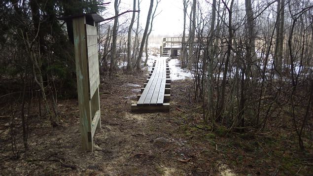 Vormsi, Allika nature trail and lookout, February, 2017 