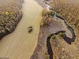 Kevadine suurvesi Karisto ojas | Galerii Laeva jõgi, Aiu luht, peale taastamist 