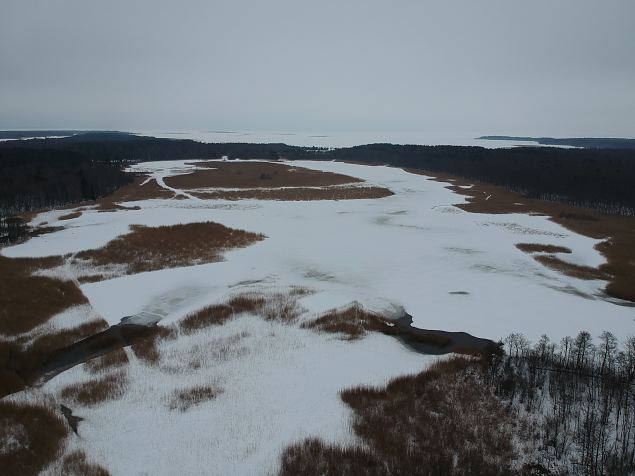 Lake Prstvike from the birds eye