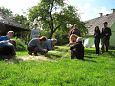 Project site, cleaning the riverbank, spring 2014 | Gallery Study camp, Paluphja, august 2014 