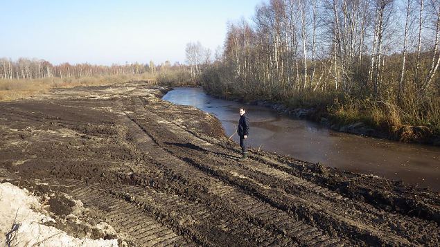 Restored river section, Laeva river, levi meadow 2016 