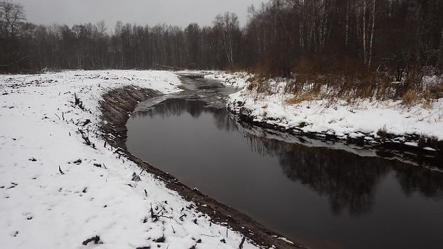 Laeva river, levi floodplain, after restoration 