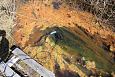 Tufa sediments in spring, Kiigumisa | Gallery Spring, northern coast of lake Prstviki, April 201